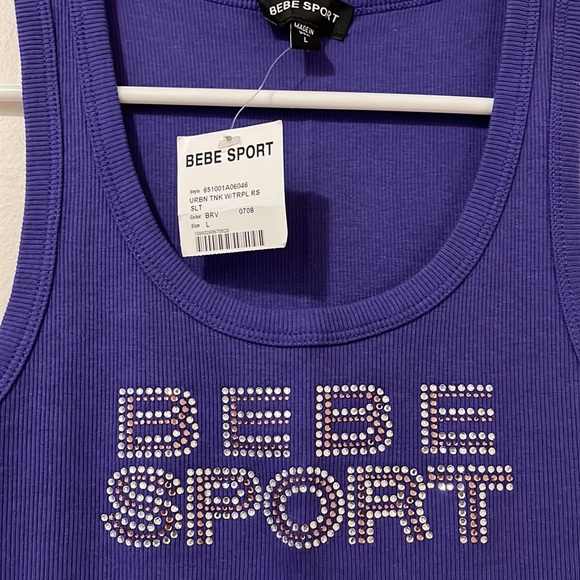 Bebe Sport Tank Top. - Picture 3 of 4